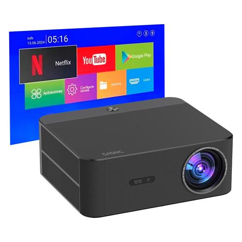 Proyector Gadnic 4K WiFi Bt 700 ANSI Google TV Auto Focus Auto Ajuste - 0