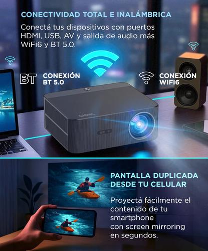 Proyector Gadnic 4K WiFi Bt 700 ANSI Google TV Auto Focus Auto Ajuste - 2