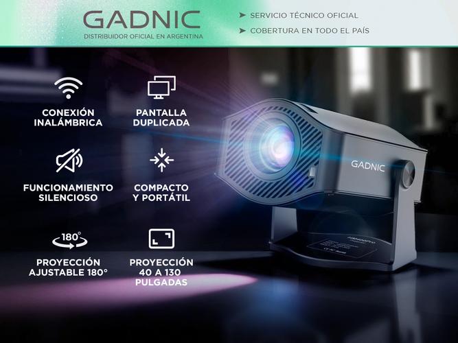 Proyector Gadnic Conexión Inalámbrica Portatil  9500lm HM-400 Pro - 1