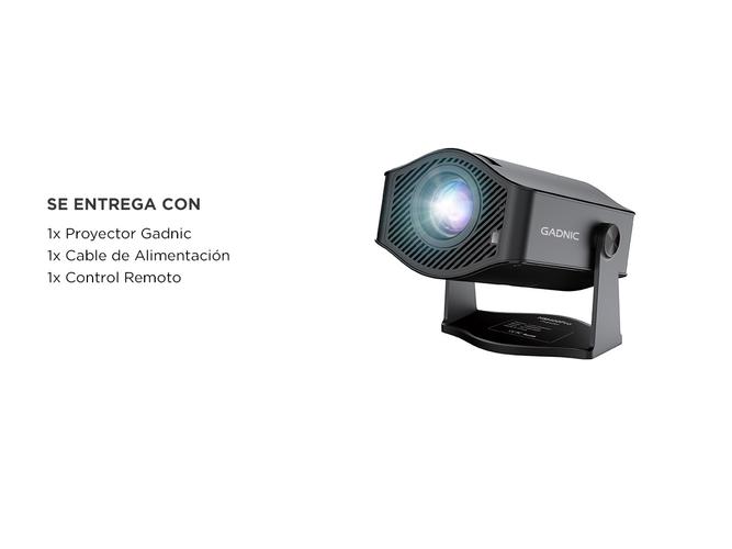 Proyector Gadnic Conexión Inalámbrica Portatil  9500lm HM-400 Pro - 6