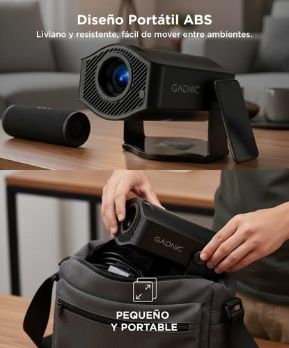 Proyector Gadnic Conexión Inalámbrica Portatil  9500lm HM-400 Pro Usado - 4