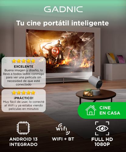 Proyector Inalámbrico Gadnic 4K Android TV Enfoque Y Keystone Automático - 1