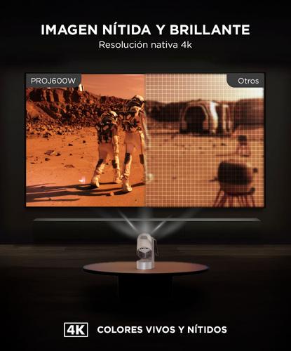 Proyector Inalambrico Gadnic 4K Android TV Enfoque Y Keystone Automatico - 2