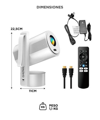 Proyector Inalambrico Gadnic 4K Android TV Enfoque Y Keystone Automatico - 6