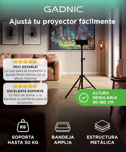 Soporte Trípode Para Proyector Gadnic Altura Regulable Portatil  - 1