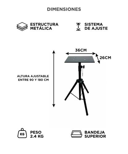 Soporte Trípode Para Proyector Gadnic Altura Regulable Portatil  - 5