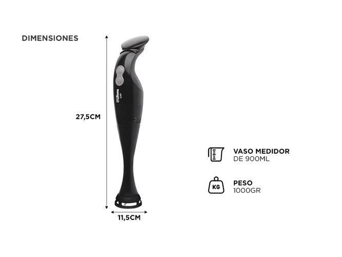 Mixer Liliana 2 Velocidades Vaso 900cc 450w Slim AH200 - 4