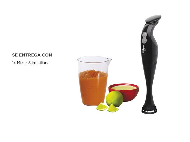 Mixer Liliana 2 Velocidades Vaso 900cc 450w Slim AH200 - 5