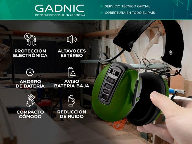 Protector Auditivo Gadnic para Caza Tiro Obra - 1