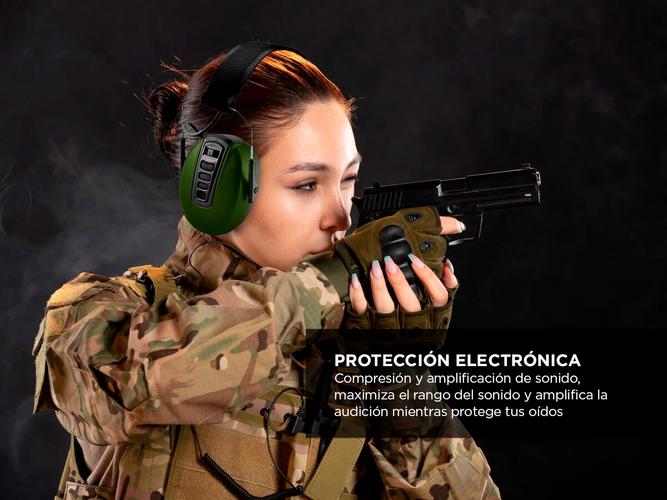 Protector Auditivo Gadnic para Caza Tiro Obra - 3