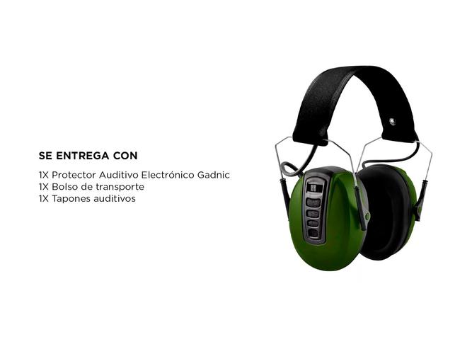 Protector Auditivo Gadnic para Caza Tiro Obra - 5