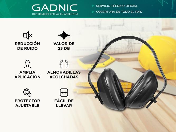 Protector Auditivo Gadnic con Reducción de Ruido - 1