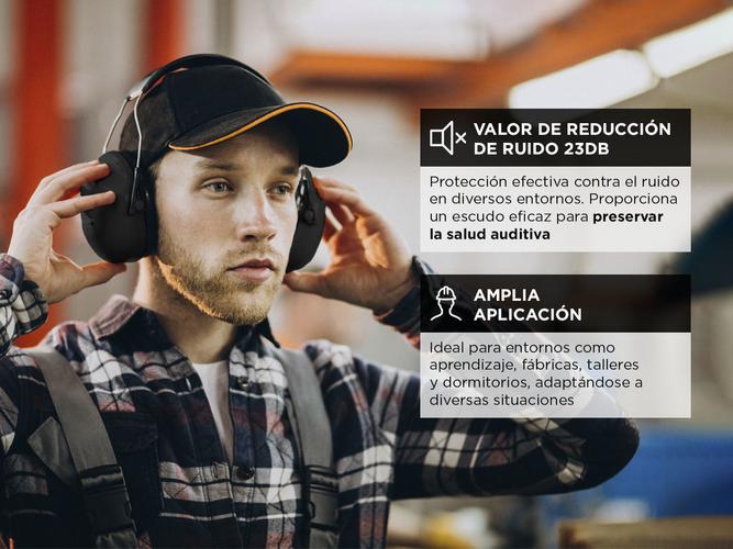Protector Auditivo Gadnic con Reducción de Ruido - 2