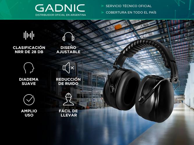 Protectores Auditivos Gadnic Protección de Oídos 28 dB - 1