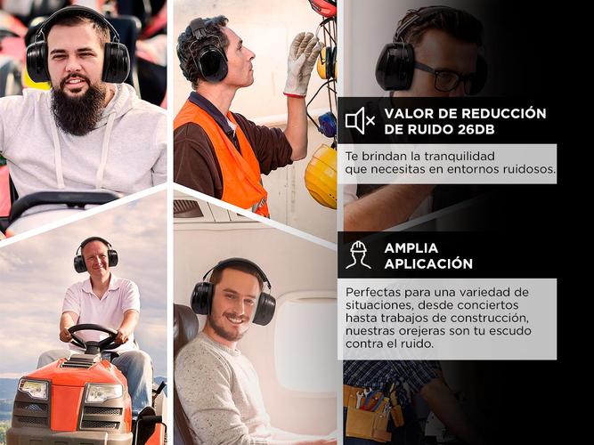 Protectores Auditivos Gadnic Protección de Oídos 28 dB - 3