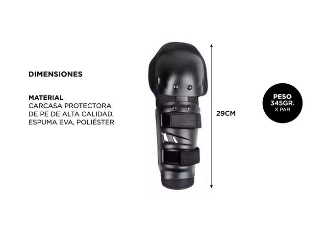 Kit protección Gadnic PRT1 Coderas Moto - 3