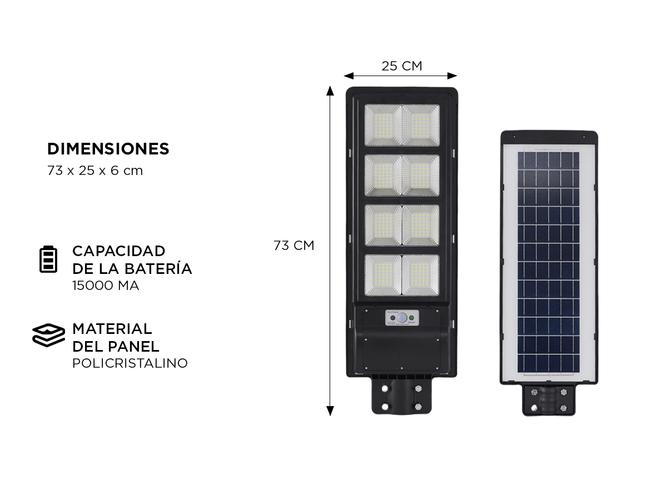 Reflector Solar Led 120W GADNIC S-LIGHT10 Sensor De Movimiento Exterior - 5