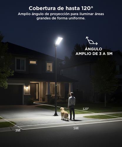 Reflector Solar Led 120W GADNIC S-LIGHT10 Sensor De Movimiento Exterior - 3