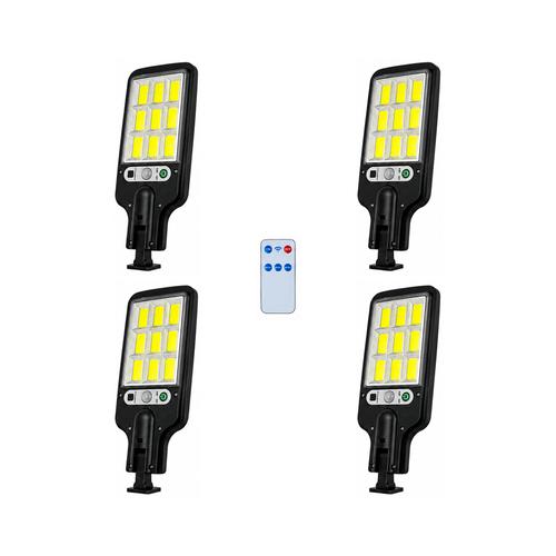 Pack X4 Reflector Solar Exterior Gadnic Con Sensor Y Control  - 0