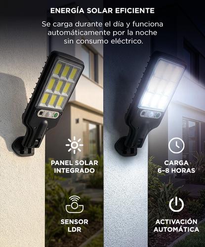 Pack X4 Reflector Solar Exterior Gadnic Con Sensor Y Control  - 2