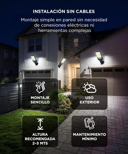 Pack X4 Reflector Solar Exterior Gadnic Con Sensor Y Control  - 4