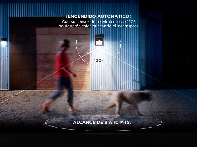 Luz Solar Led Para Exterior Gadnic DLDS12 Sensor de Movimiento - 2