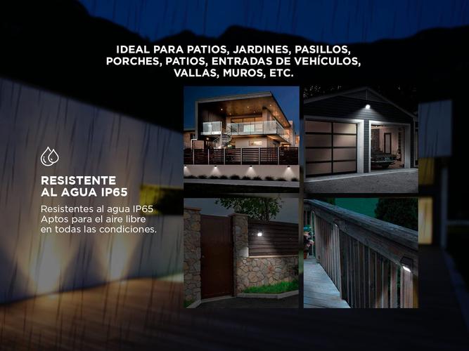 Luz Solar Led Para Exterior Gadnic DLDS12 Sensor de Movimiento - 4