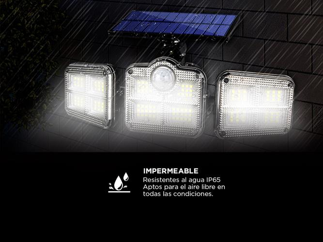Reflector Led Solar 122 Gadnic DLDS14 Luz Fría + Control Remoto - 3