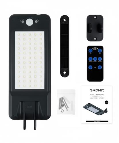 Reflector Led Solar Gadnic de Pared Con Sensor  - 6