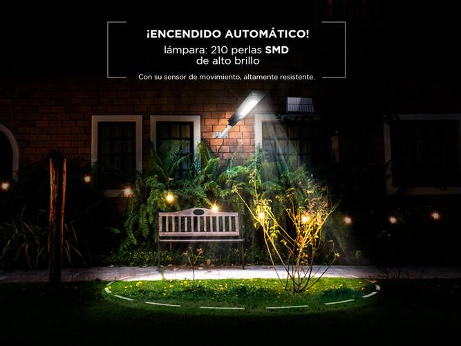 Reflector Solar Led 200W Gadnic S-LIGHT9 Sensor De Movimiento Exterior - 3