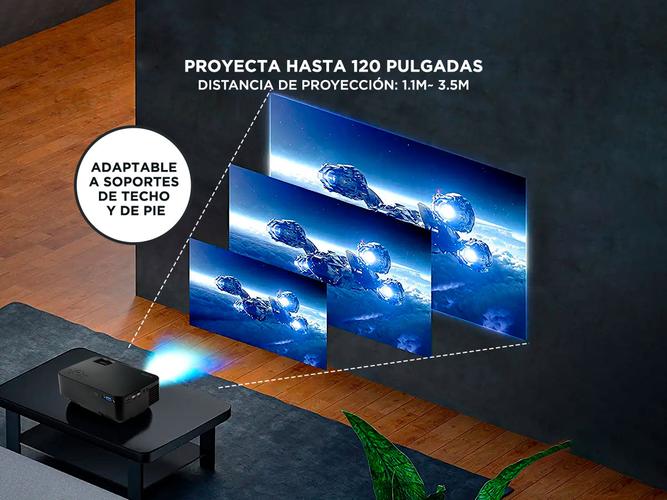 Proyector Led X View Full Hd 1080p 1000 Lumens Hasta 120 pulgadas - 2