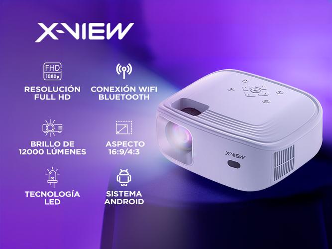 Proyector X-View Smart PJX500 Pro Bluetooth Wifi - 1
