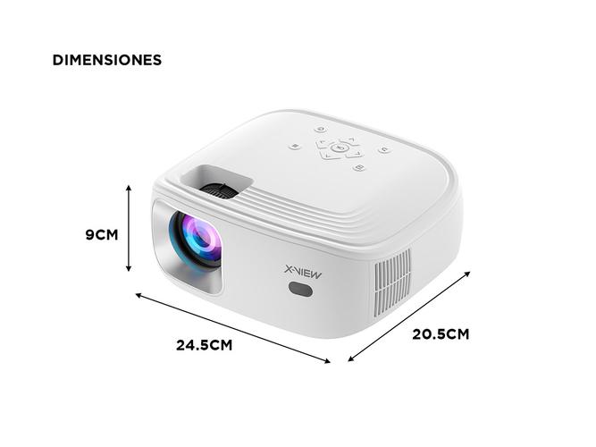 Proyector X-View Smart PJX500 Pro Bluetooth Wifi - 4