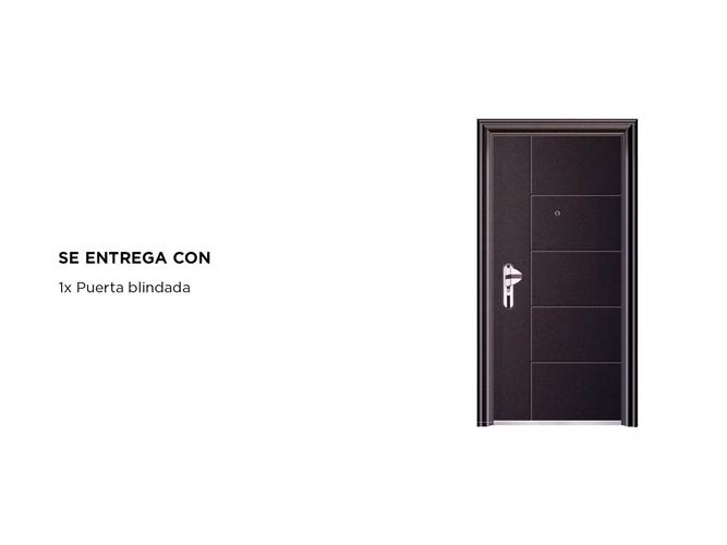 Puerta De Seguridad Blindada Multianclaje Paso Libre - 6