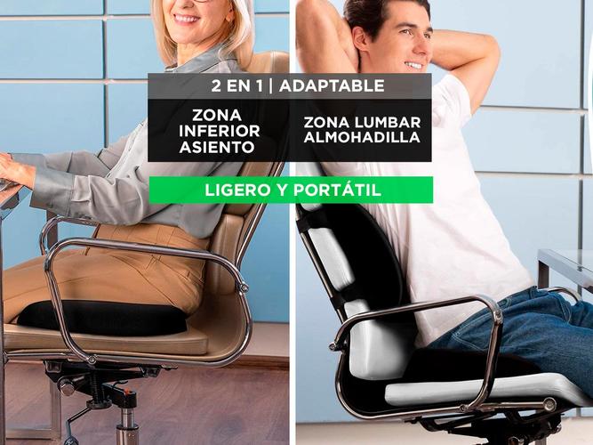 Asiento Cojín Para Silla De Oficina Gadnic FA1.5 Almohada De Apoyo Lumbar  - 3