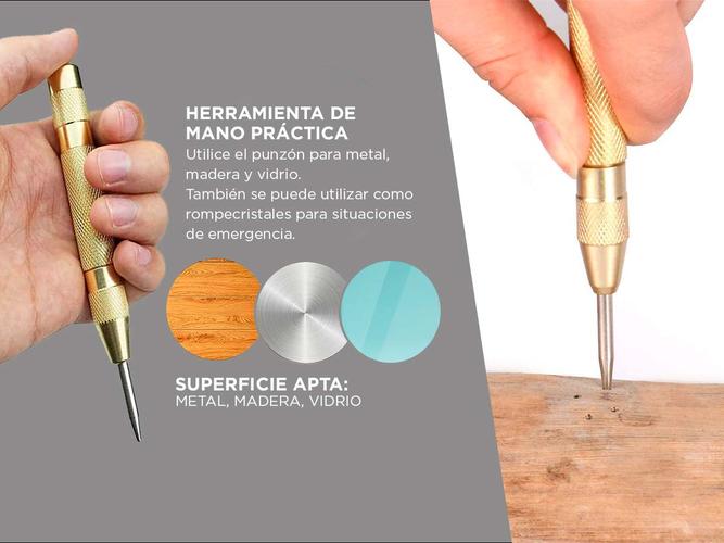 Punzón Perforador Automático Gadnic POU71 Punto De Centrar Y Marcar - 2