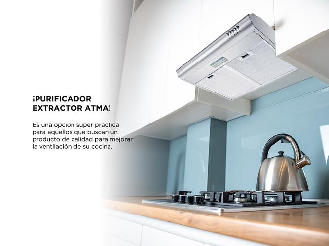  Purificador Extractor de Cocina Atma 60cm Acero Inoxidable - 2
