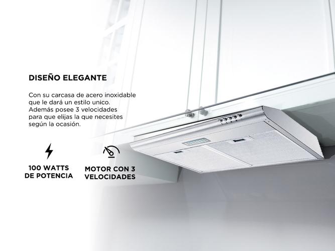  Purificador Extractor de Cocina Atma 60cm Acero Inoxidable - 3