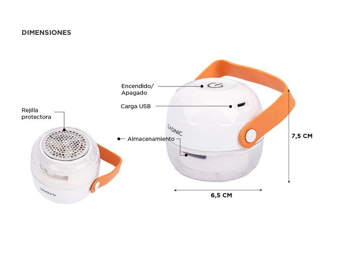 Saca Pelusa Recargable Gadnic - 3