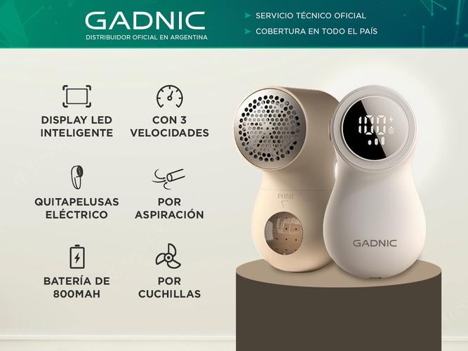 Quita Pelusa Recargable Gadnic con Display Inteligente - 1