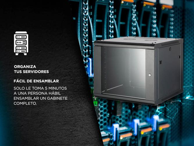 Rack de Servidores Gadnic RAKSER100 Para Pared - 2
