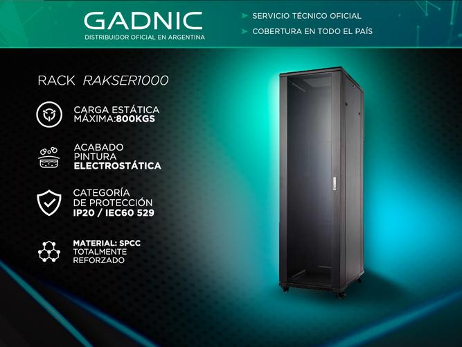 Rack Transportable Gadnic RAKSER1000 Rack de Servidores - 1