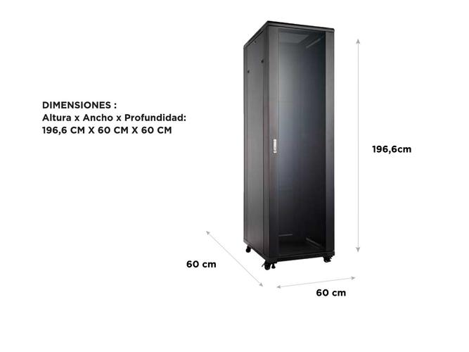 Rack Transportable Gadnic RAKSER1000 Rack de Servidores - 4