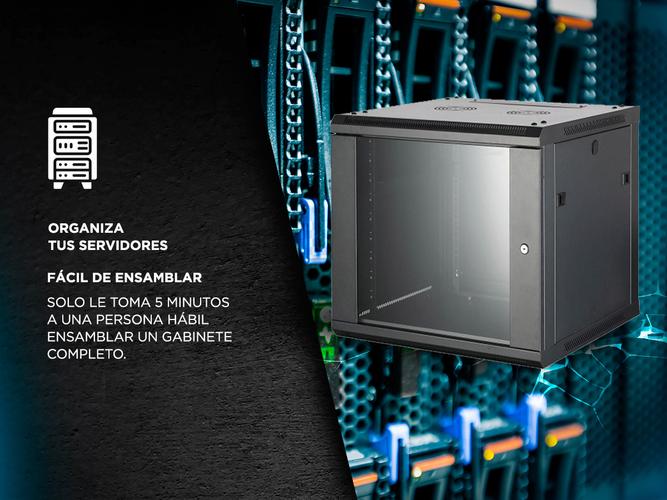 Rack de Servidores Gadnic RAKSER50 Gabinete Para Pared - 2