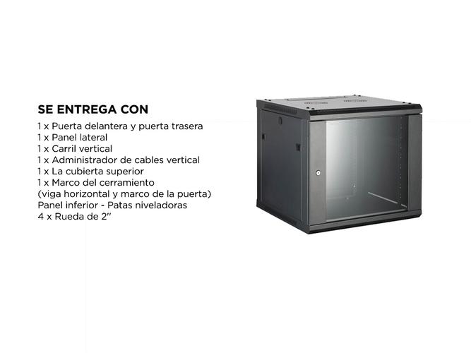 Rack de Servidores Gadnic RAKSER50 Gabinete Para Pared - 5