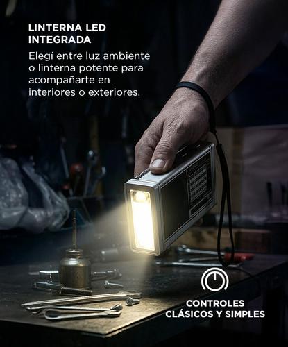 Radio Portatil Gadnic FM AM Vintage Recargable USB BT TF Bateria 800 mAh Altavoz 3 W - 3