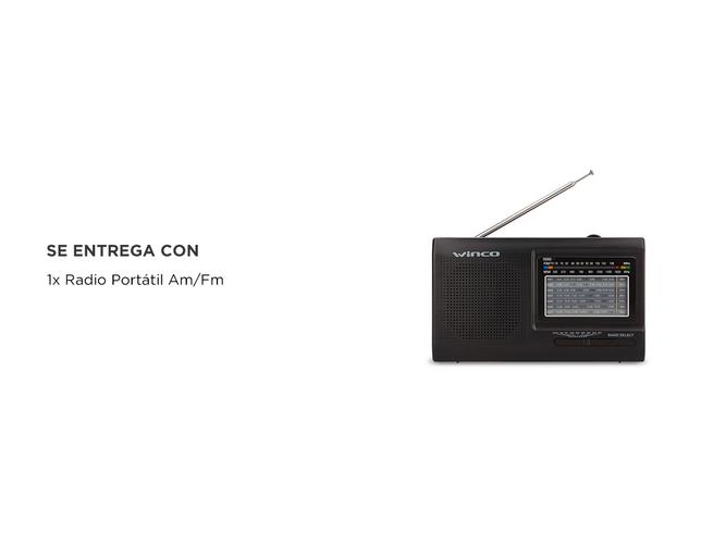 Radio Portátil de Mano Winco W2005 Dual 9 Bandas AmFm - 5