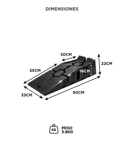 Rampa Para Auto Camioneta Motos GADNIC Soporta 3T 2 Unidades  - 5