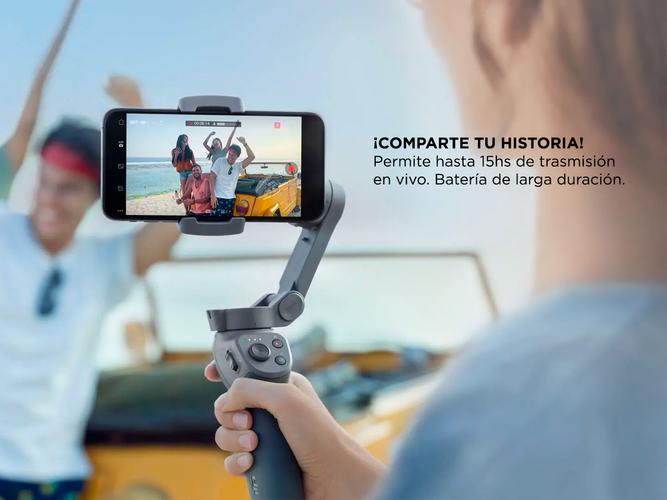 Estabilizador DJI Osmo Mobile 3 Videos Y Fotos Función Panorámica + Bolso - 5