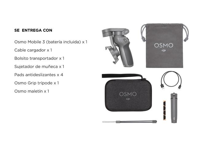 Estabilizador DJI Osmo Mobile 3 Videos Y Fotos Función Panorámica + Bolso - 6
